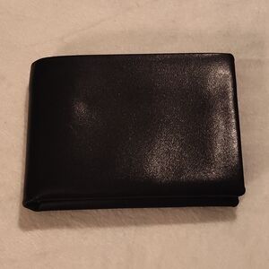 Sleek Black Leather Wallet